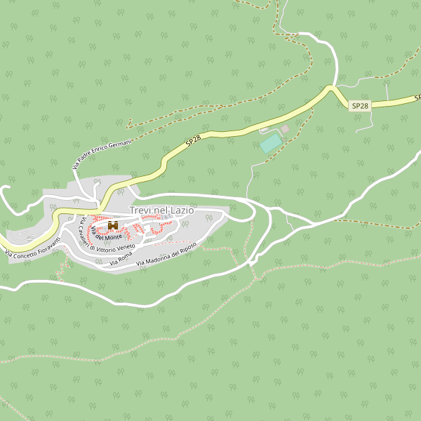 Thumbnail mappa chiese di Trevi nel Lazio
