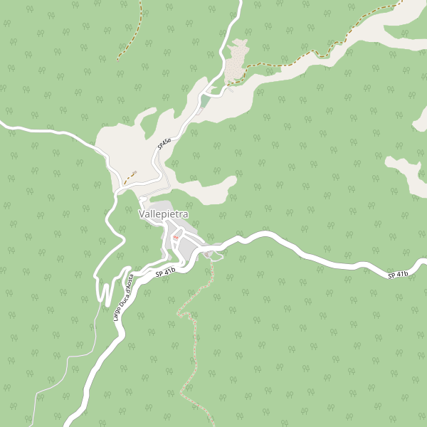 Thumbnail mappa ufficipostali di Vallepietra