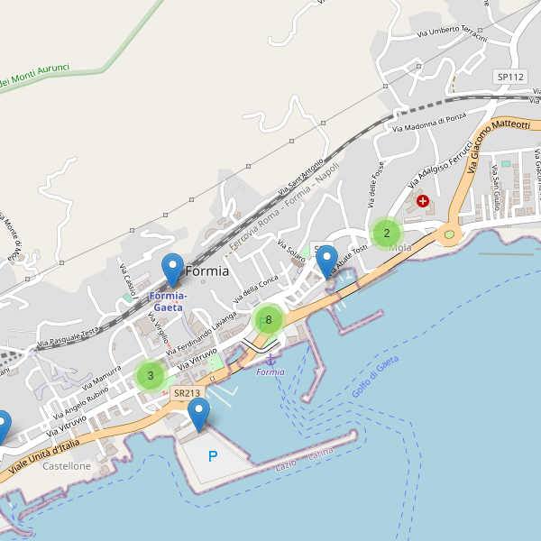 Thumbnail mappa bar di Formia