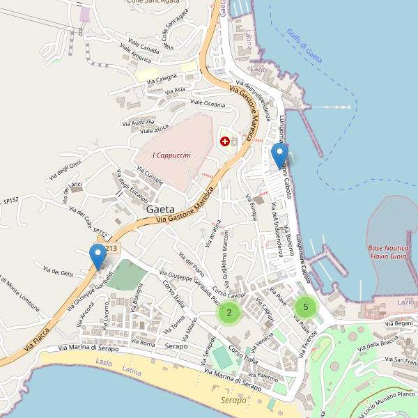 Thumbnail mappa bar di Gaeta