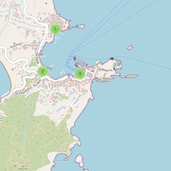 Thumbnail mappa bar di Ponza