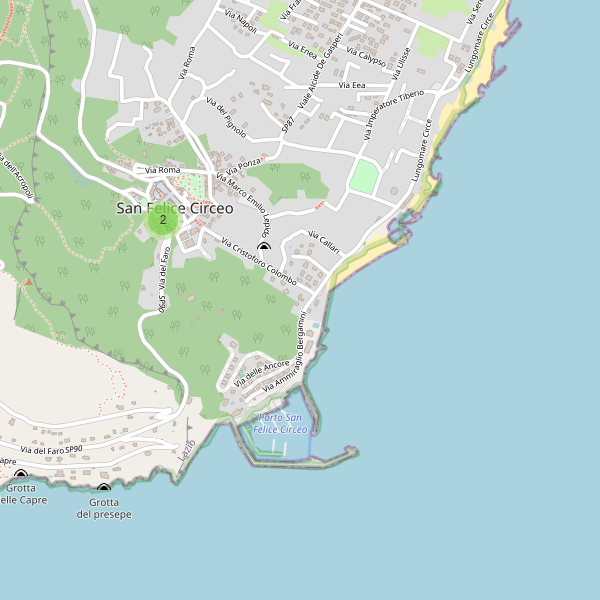 Thumbnail mappa bar di San Felice Circeo