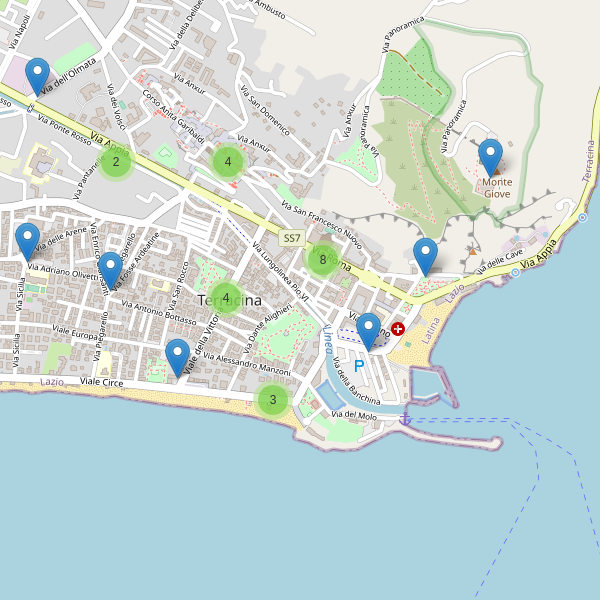 Thumbnail mappa bar di Terracina