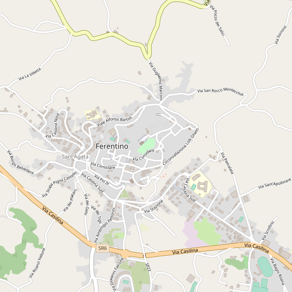 Thumbnail mappa calzature di Ferentino