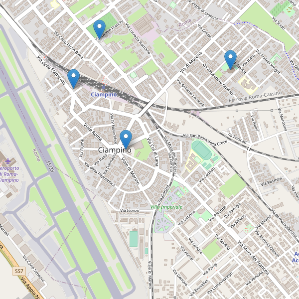 Thumbnail mappa chiese di Ciampino