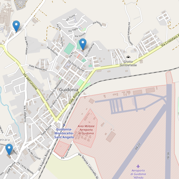 Thumbnail mappa chiese di Guidonia Montecelio