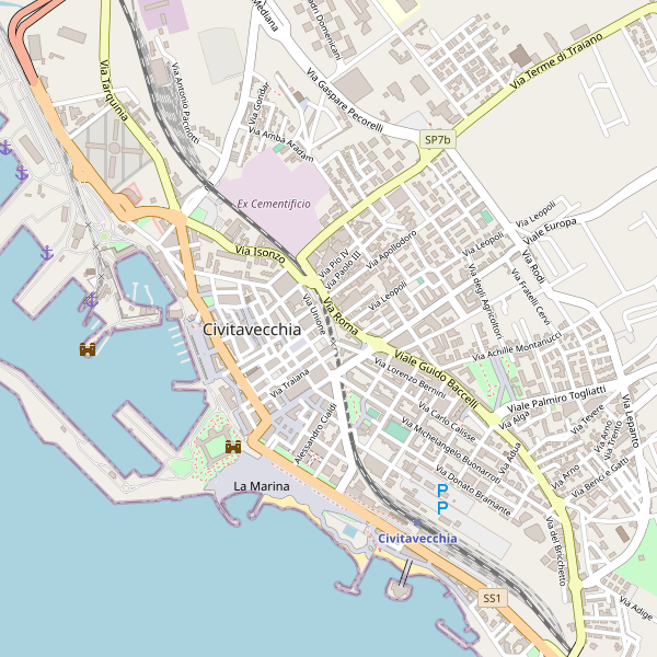 Thumbnail mappa cinema di Civitavecchia