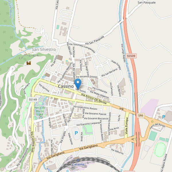 Thumbnail mappa farmacie di Cassino