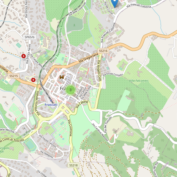 Thumbnail mappa farmacie di Frascati