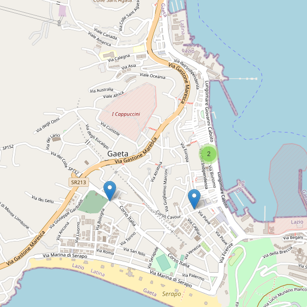 Thumbnail mappa farmacie di Gaeta