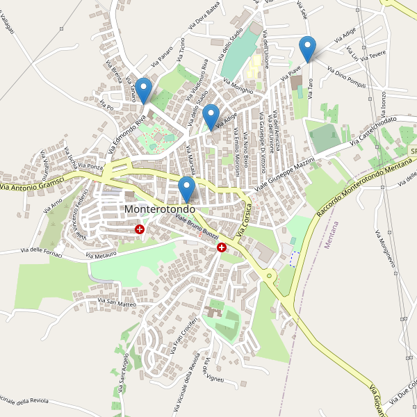 Thumbnail mappa farmacie di Monterotondo