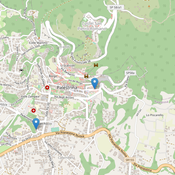 Thumbnail mappa farmacie di Palestrina