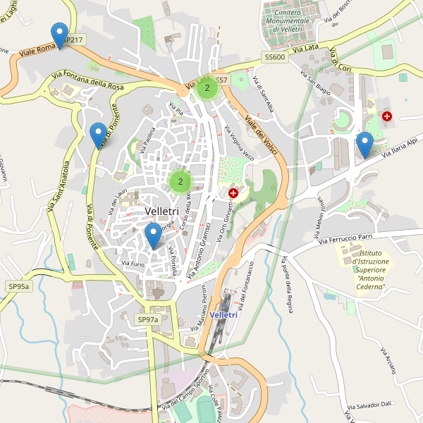 Thumbnail mappa farmacie di Velletri