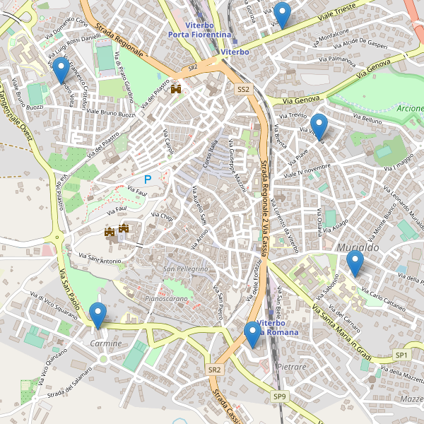 Thumbnail mappa farmacie di Viterbo