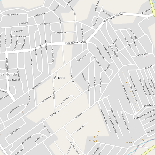 Thumbnail mappa hotel di Ardea