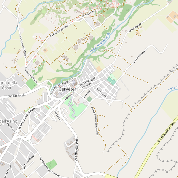 Thumbnail mappa hotel di Cerveteri