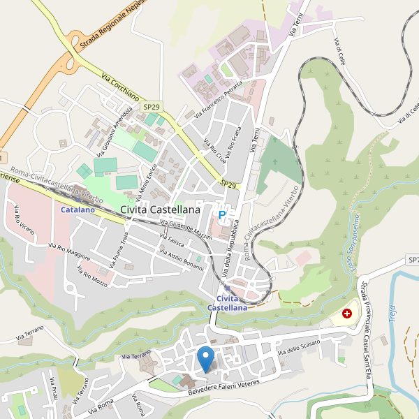Thumbnail mappa hotel di Civita Castellana
