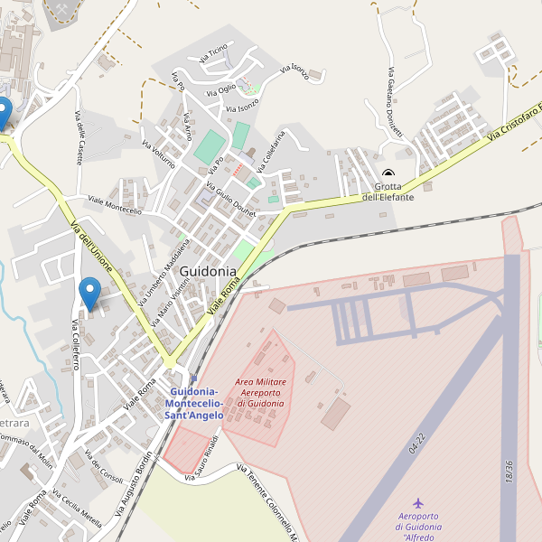 Thumbnail mappa hotel di Guidonia Montecelio