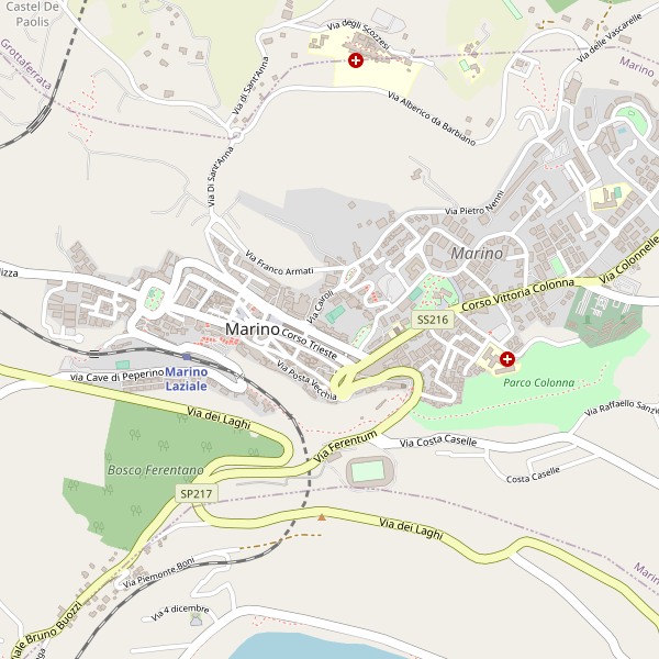 Thumbnail mappa hotel di Marino