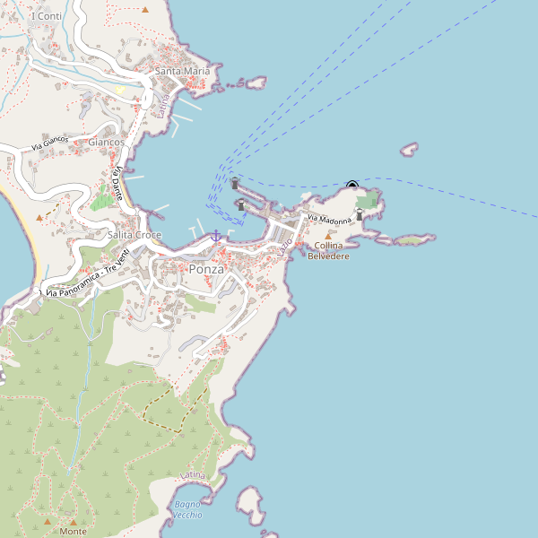 Thumbnail mappa mercati di Ponza