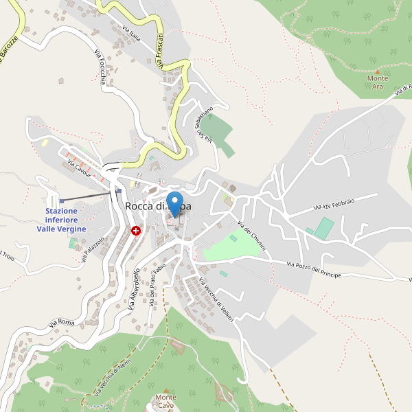 Thumbnail mappa monumenti di Rocca di Papa