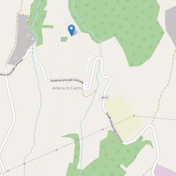Thumbnail mappa parcheggi di Arlena di Castro