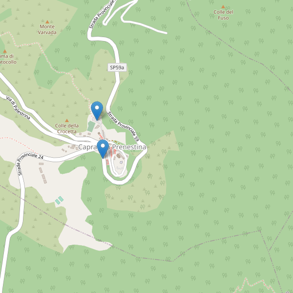 Thumbnail mappa parcheggi di Capranica Prenestina
