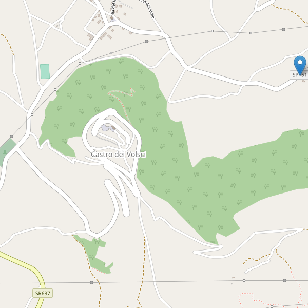 Thumbnail mappa parcheggi di Castro dei Volsci