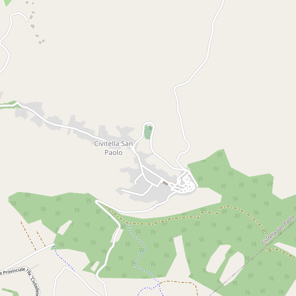 Thumbnail mappa parcheggi di Civitella San Paolo