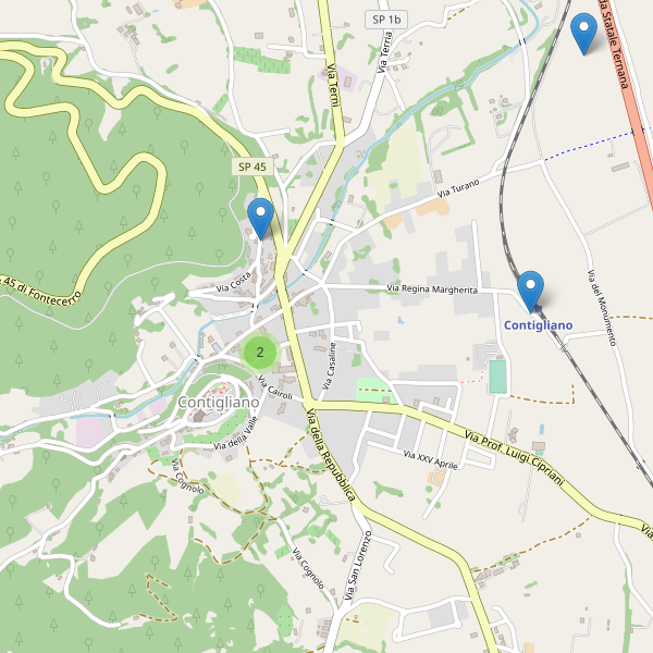 Thumbnail mappa parcheggi di Contigliano