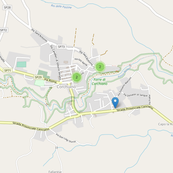 Thumbnail mappa parcheggi di Corchiano