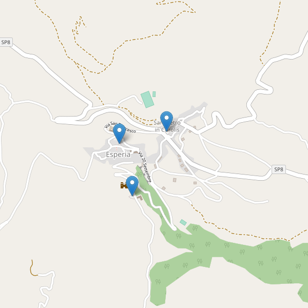 Thumbnail mappa parcheggi di Esperia