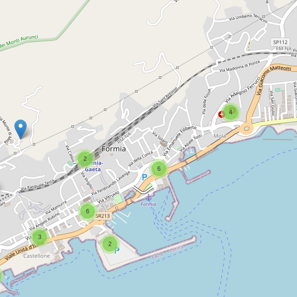 Thumbnail mappa parcheggi di Formia