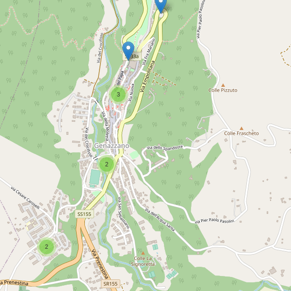 Thumbnail mappa parcheggi di Genazzano