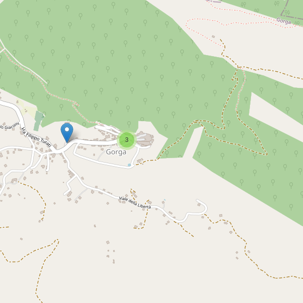 Thumbnail mappa parcheggi di Gorga