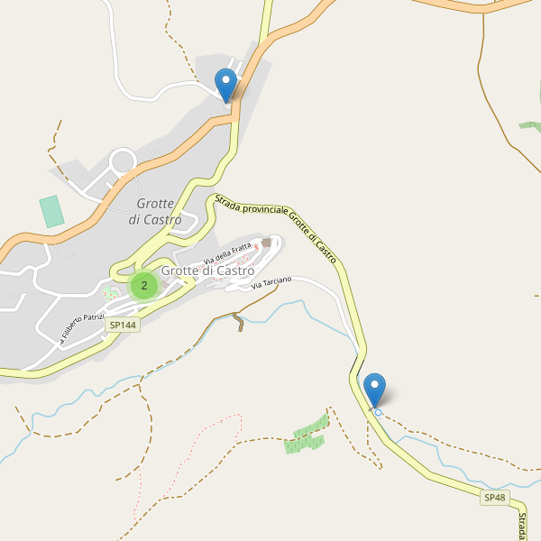 Thumbnail mappa parcheggi di Grotte di Castro