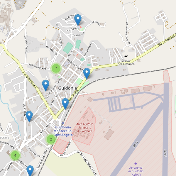 Thumbnail mappa parcheggi di Guidonia Montecelio