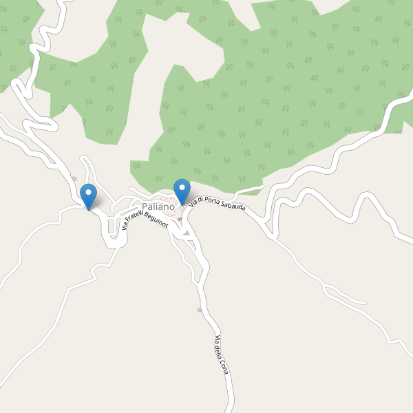 Thumbnail mappa parcheggi di Paliano