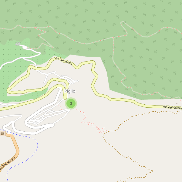 Thumbnail mappa parcheggi di Piglio