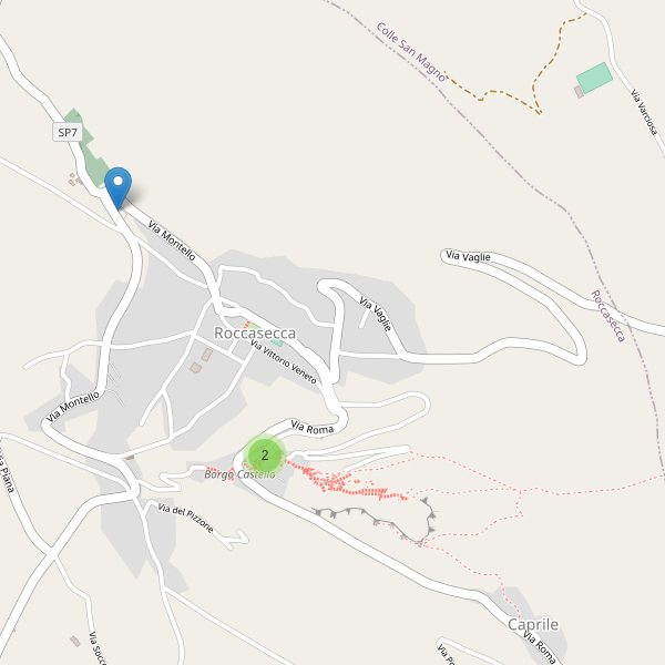 Thumbnail mappa parcheggi di Roccasecca