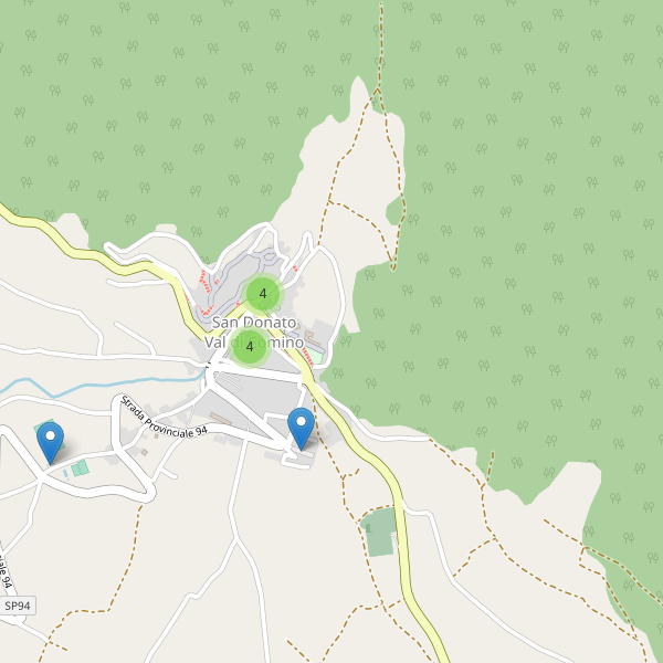 Thumbnail mappa parcheggi di San Donato Val di Comino