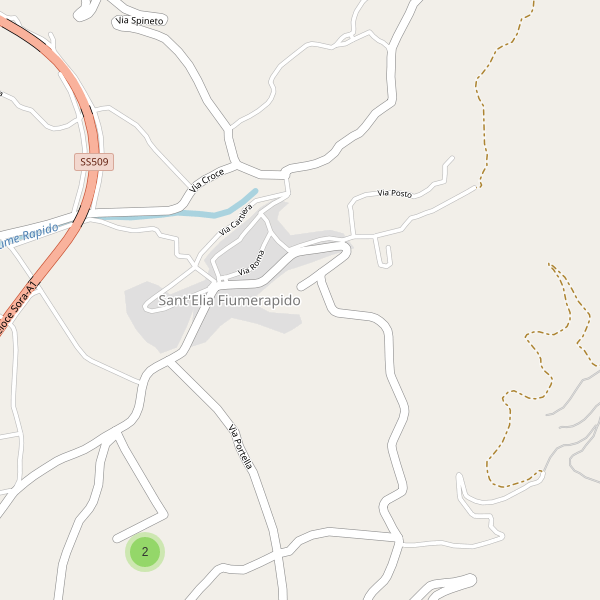 Thumbnail mappa parcheggi di Sant'Elia Fiumerapido