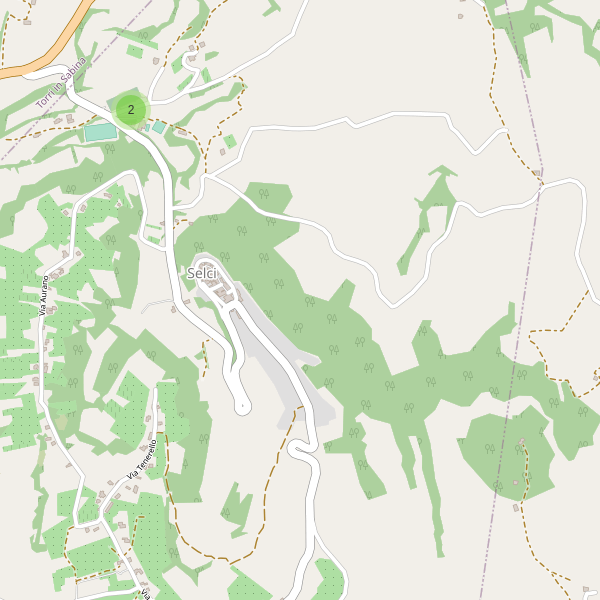 Thumbnail mappa parcheggi di Selci