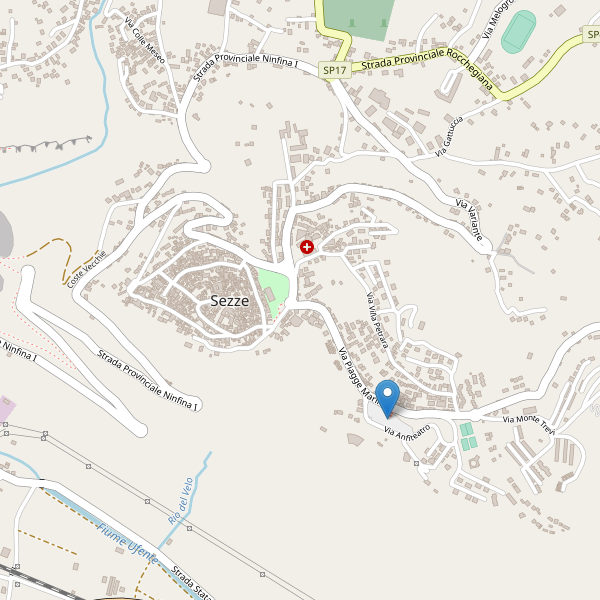 Thumbnail mappa parcheggi di Sezze