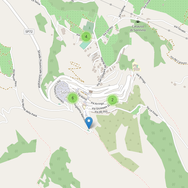 Thumbnail mappa parcheggi di Sonnino