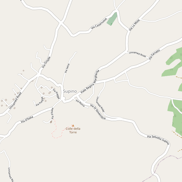 Thumbnail mappa parcheggi di Supino
