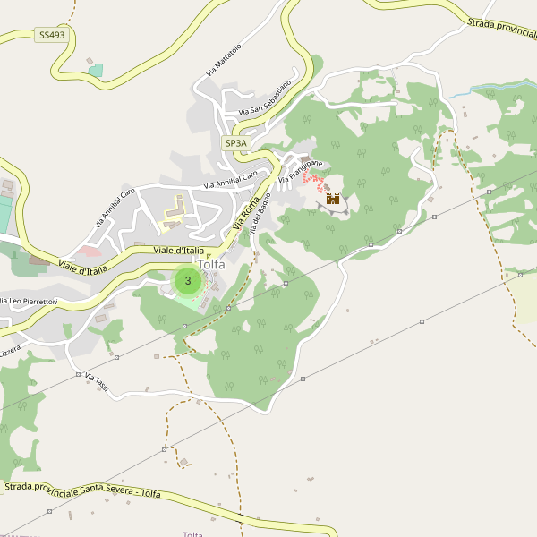 Thumbnail mappa parcheggi di Tolfa
