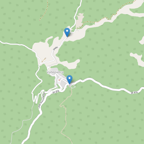 Thumbnail mappa parcheggi di Vallepietra