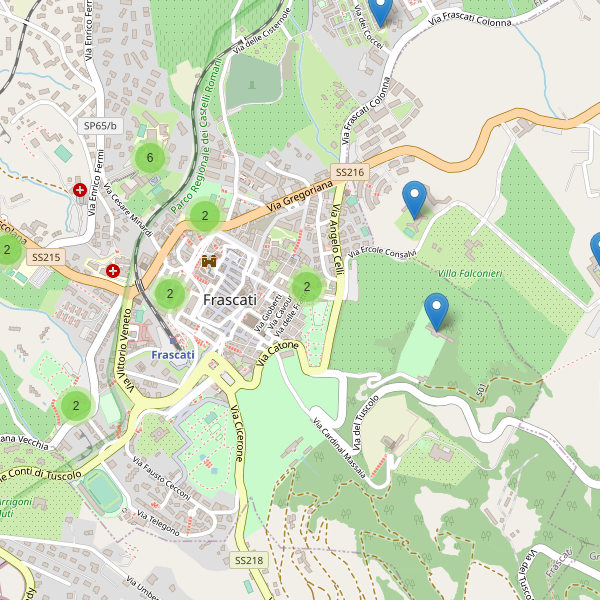 Thumbnail mappa scuole di Frascati