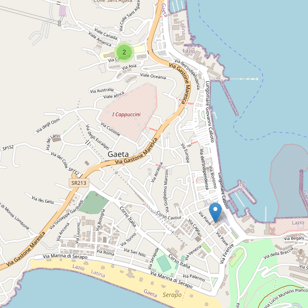 Thumbnail mappa scuole di Gaeta